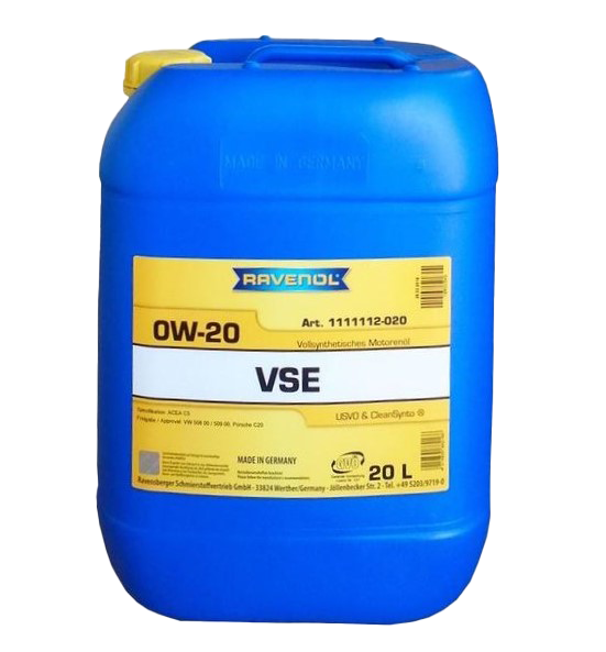 Моторное масло Ravenol VSE SAE 0W-20, 20л